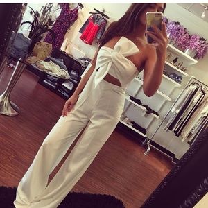 Jay Godfrey white jumpsuit size 0